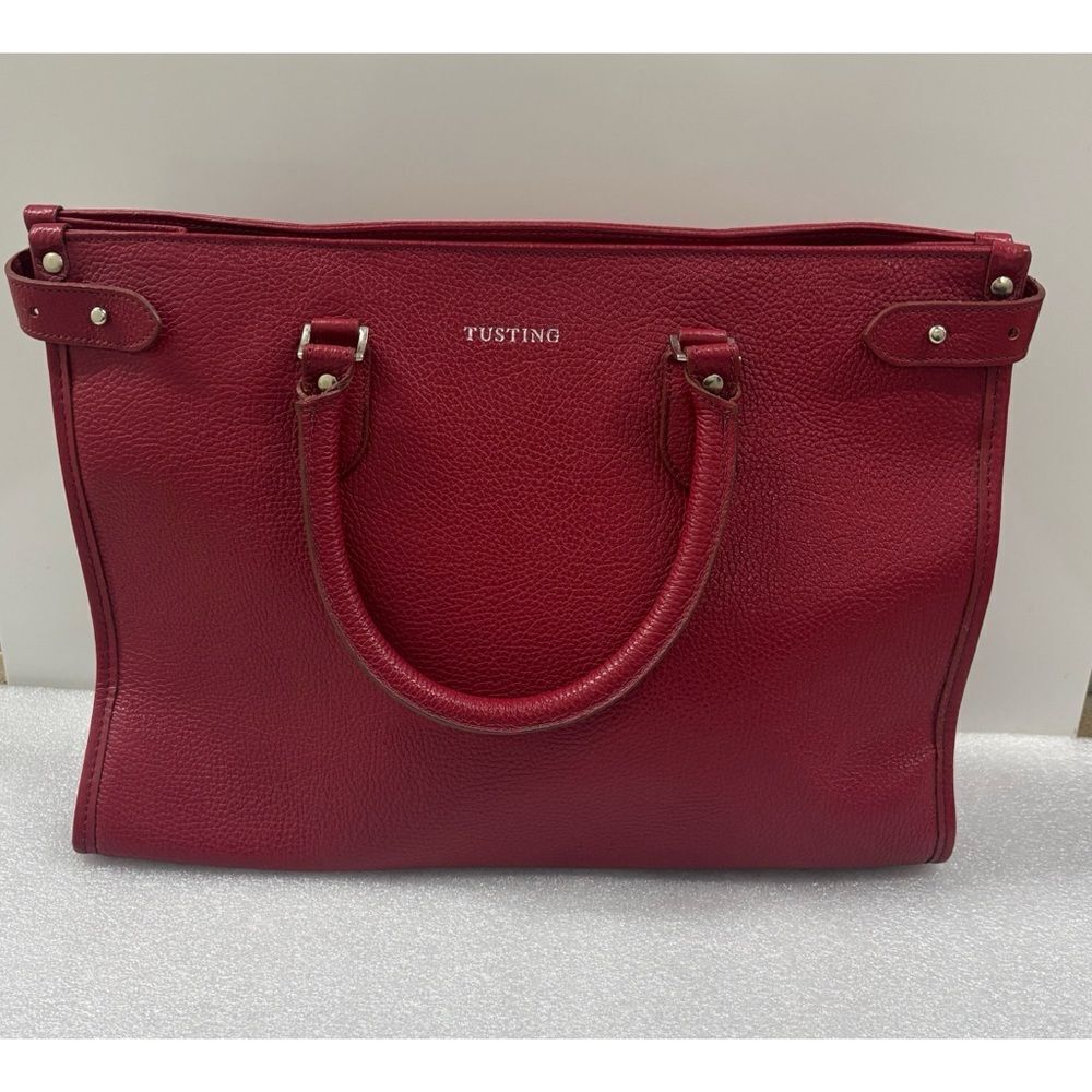 Tusting Kimbolton Leather Handbag In Vintage Red — image 3 of 8
